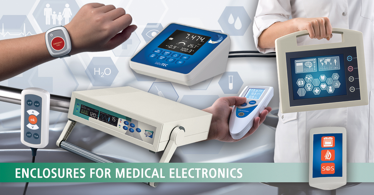 Enclosures for medical electronics