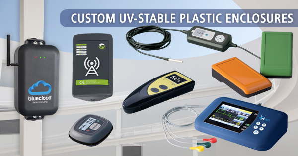 Customised UV-stable plastic enclosures